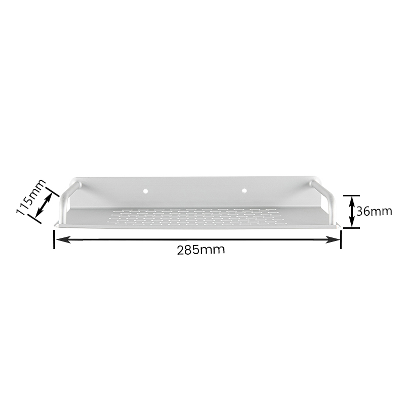 Estante de almacenamiento drenable multifuncional de aleación de aluminio 10803 para baño